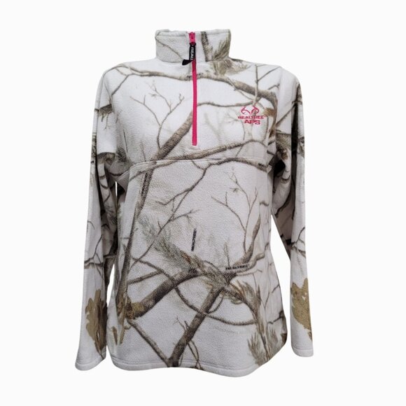 RealTree Winter Fleece Pullover Top L - Picture 1 of 8